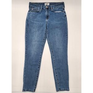 LEVIS DENIZEN 31X30 PULL ON JEANS DARK‎ WASH SKINNY 12R